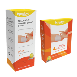 bpositive absorbent non-adherent dressing